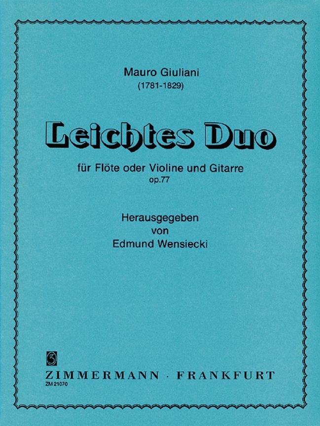 Mauro Giuliani: Leichtes Duo op. 77