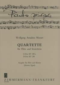 Mozart: Quartette G-Dur Kv 285A und D-Dur Kv 285 Kv 285A