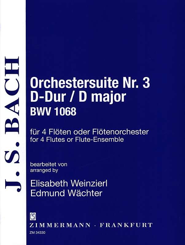 Bach: Orchestersuite Suite 3 D-Dur Bwv1068