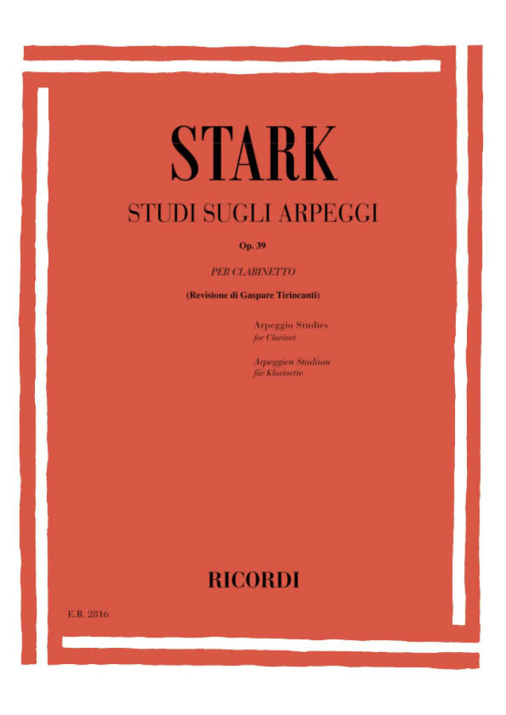 Stark: 24 Studi Sugli Arpeggi Op. 39