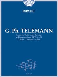 Telemann: Sonata For Treble (alto) Recorder and Basso continuo TWV 41: C2 in C Major