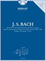 Bach: Sonate in F-Dur nach orig. E-Dur BWV 1035 (Altblokfluit)