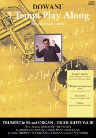 Highlights Vol. III for Trumpet in Bb and Organ