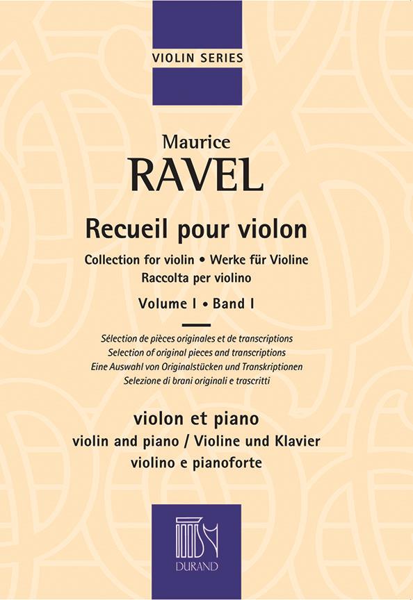 Maurice Ravel: Collection fuer Violon No. I