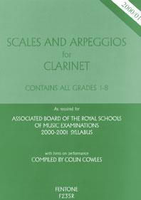 Scales and Arpeggios for Clarinet(Contains all Grades 1 – 8)