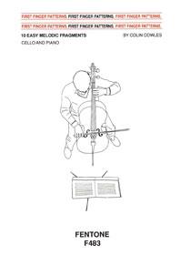 First Finger Patterns(10 Easy Melodic Fragments)