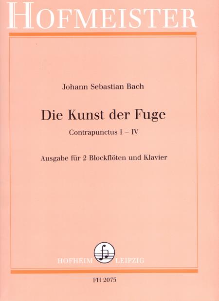 Die Kunst der Fuge(Contrapunctus 1-4)