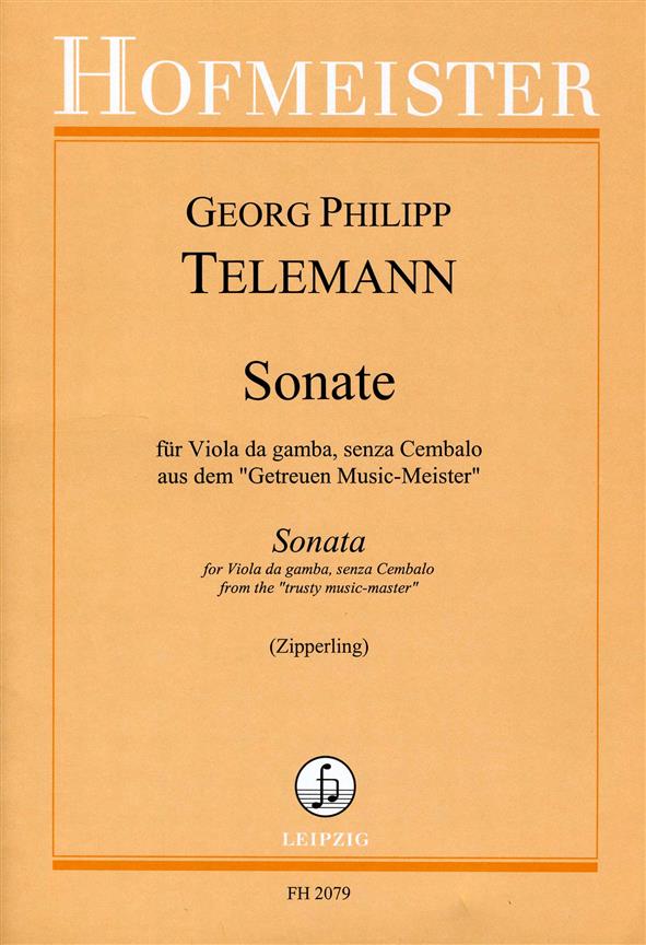 Sonate für Viola da Gamba senza Cembalo.(
