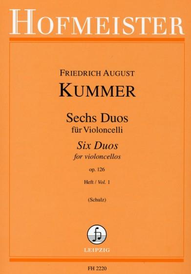 Kummer: Sechs Duos fuer Violoncelli Op. 126 Heft 1