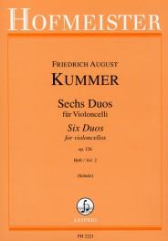 Sechs Duos, op. 126, Teil 2(Duos für Anfänger in geordneter Reihenfolge bis zum Daumenaufsatz)