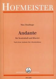 Andante(Nach dem Andante für 4 Kontrabässe)