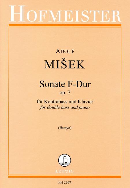 Anton Misek: Sonate für Kontrabass und Klavier, op. 7