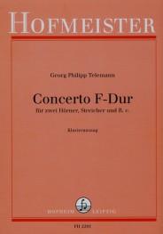 Concerto F-Dur fuer 2 Hörner, Streicher und B. c.
