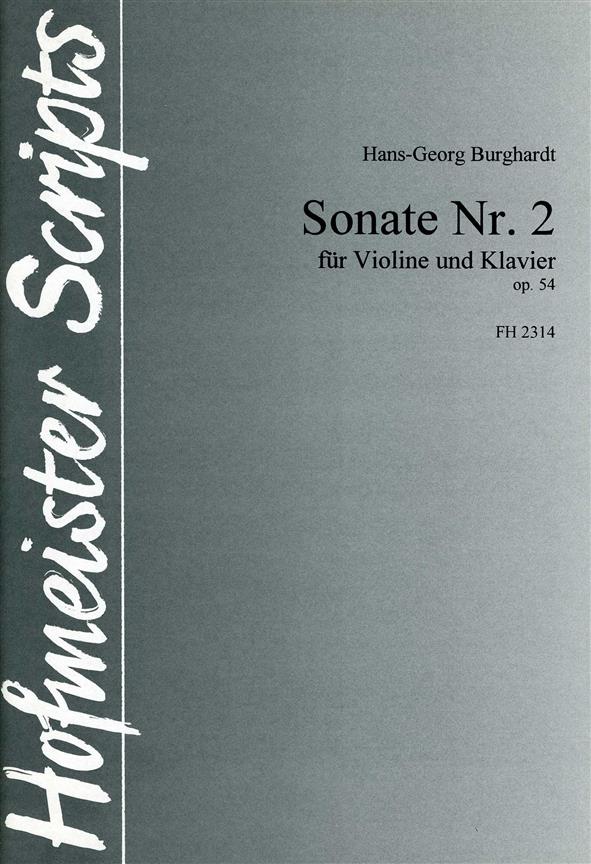 Hans Georg Burghardt: Sonate Nr. 2, op. 54