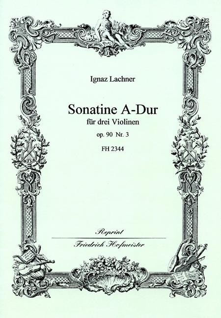 Sonatine A-Dur, op. 90/3