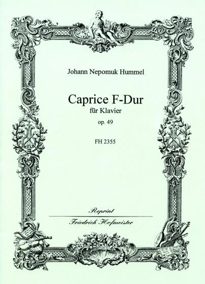 Caprice F-Dur , op. 49