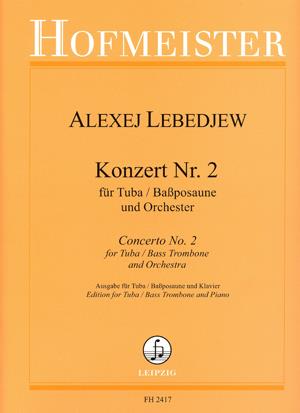 Alexej Lebedjew: Konzert Nr. 2 For Tuba (Basposaune) und Orchester