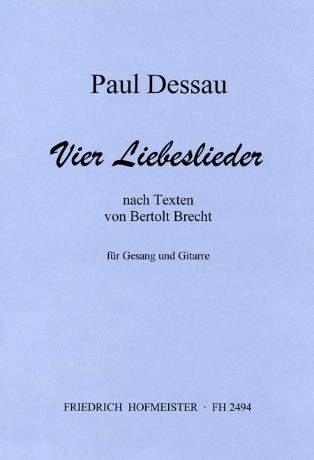 Paul Dessau: 4 Liebeslieder