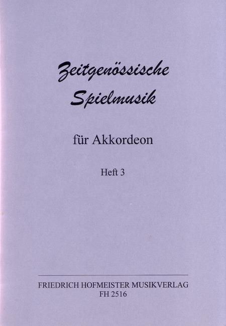 Zeitgenössische Spielmusik, Heft 3