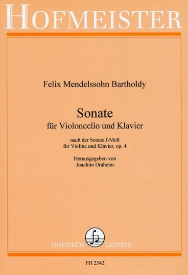 Felix Mendelssohn Bartholdy: Sonate f-Moll, op. 4