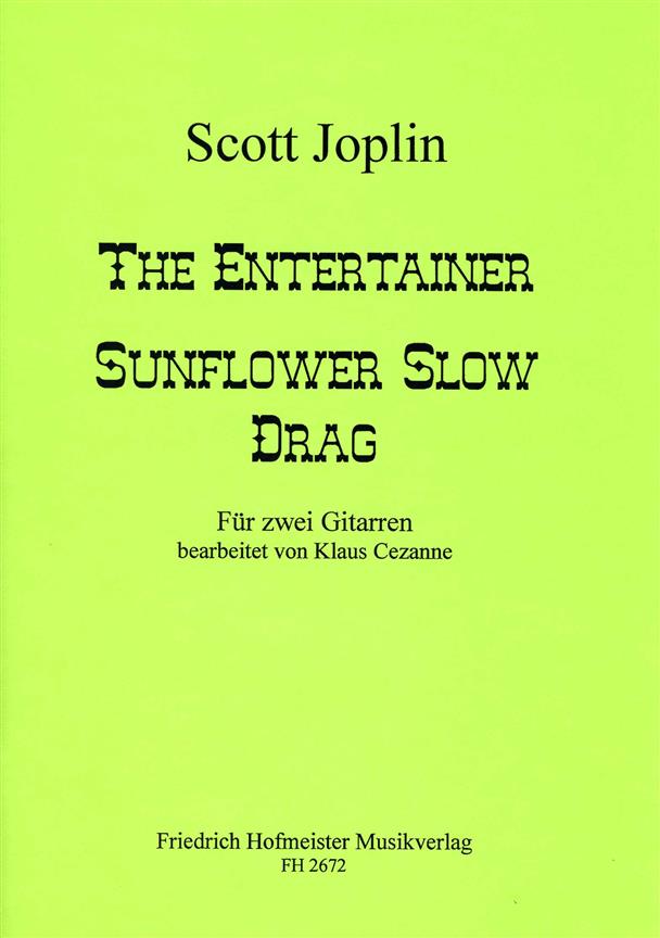 Scott Joplin: The Entertainer. Sunflower Drag