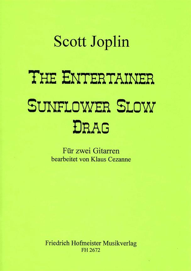 Scott Joplin: The Entertainer. Sunflower Drag