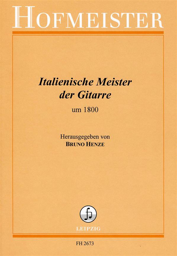 Italienische Meister der Gitarre um 1800