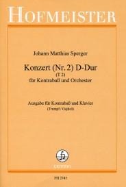 Johann Matthias Sperger: Konzert für Double Bass und Orchester Nr. 2 D-Dur