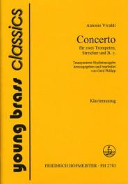 Antonio Vivaldi: Concerto fuer 2 Trompeten, Streicher und B.C.(RV 357)