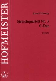 Rudolf Hartung: StreichQuartett Nr. 3 C-Dur