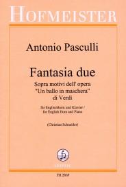 Antonio Pasculli: Fantasia due sopra(motivi dell'opera Un ballo in maschera di Verdi)