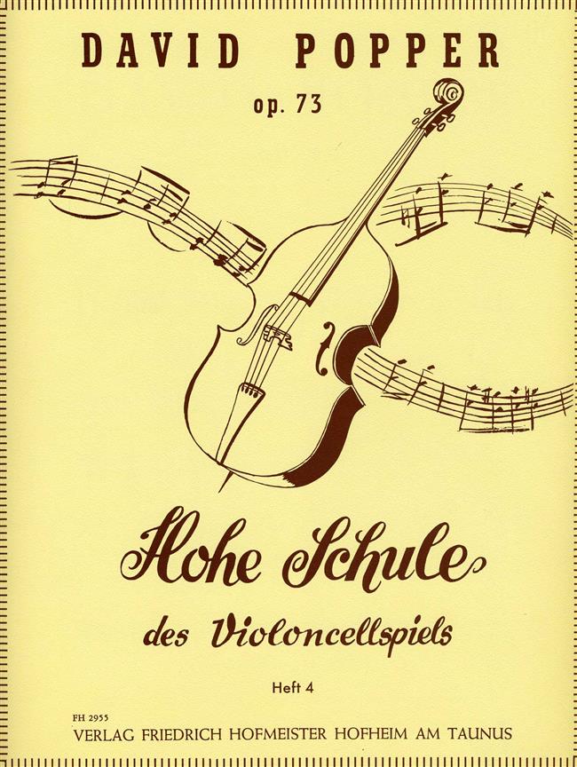 David Popper: Hohe Schule des Violoncellspiels - Heft 4