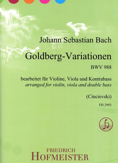 Bach: Goldberg-Variationen(BWV 988)