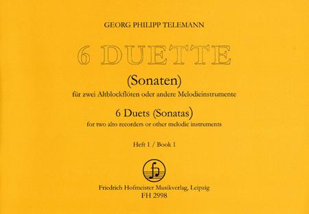 Telemann: 6 Duette Heft 1 (Sonaten 1-3)