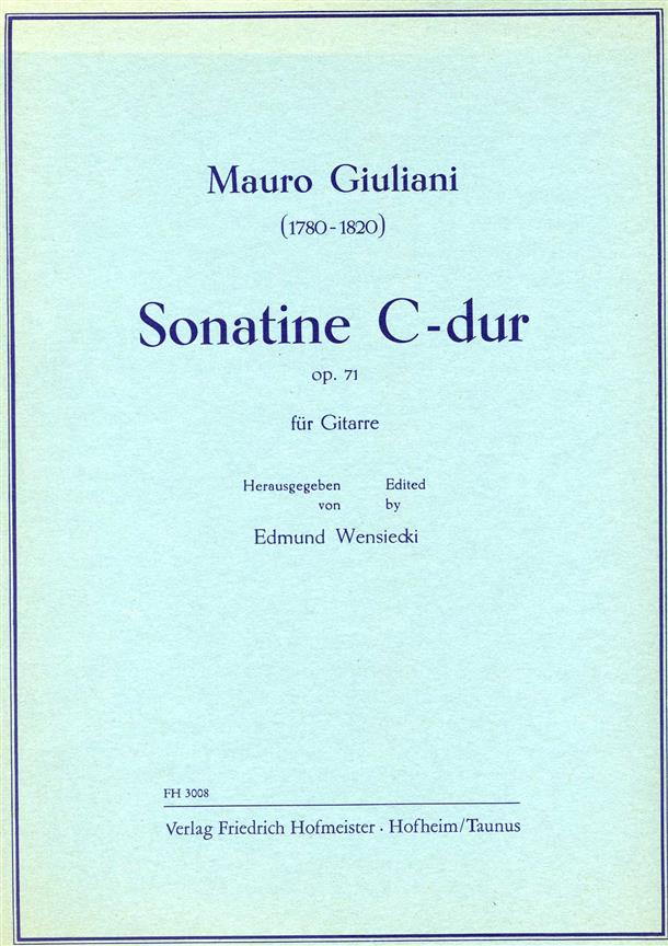 Mauro Giuliani: Sonatine C-Dur, op. 71