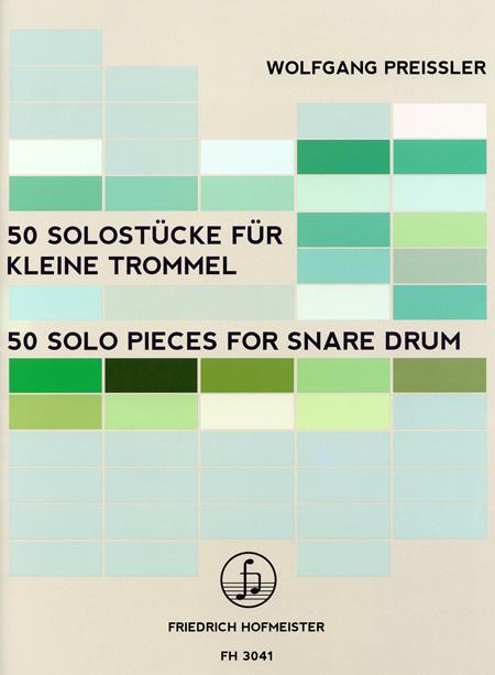 Wolfgang Preissler: 50 Solostücke fuer Kleiner Trommel(50 Solo Pieces for snare drum)