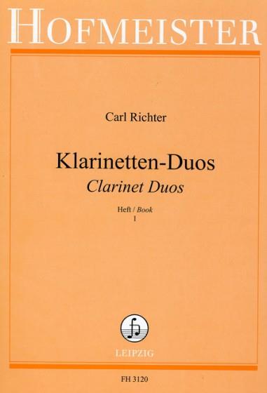 Carl Richter: Klarinettenduos Heft 1