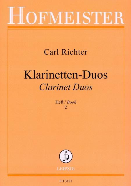 Carl Richter: Klarinettenduos Heft 2