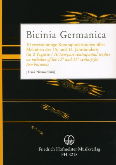 Bicinia Germania.(10 zweistimmige Kontrapunktstudien und Melodien des 15. und 16. Jahrhunderts)