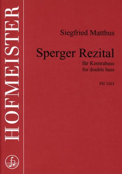 Siegfried Matthus: Sperger-Rezital