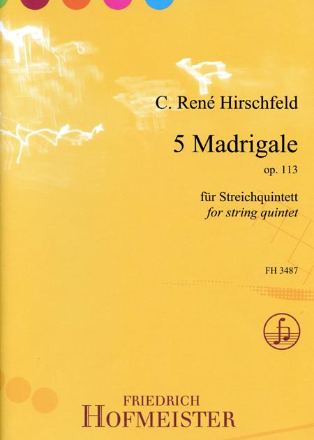5 Madrigale, op. 113