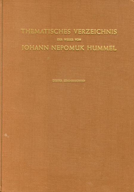 Verzeichnis der Werke J. N. Hummels. Ln.