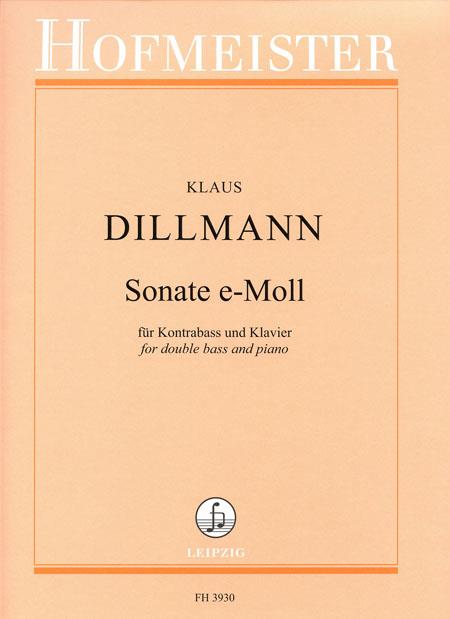 Klaus Dillmann: Sonate e-Moll