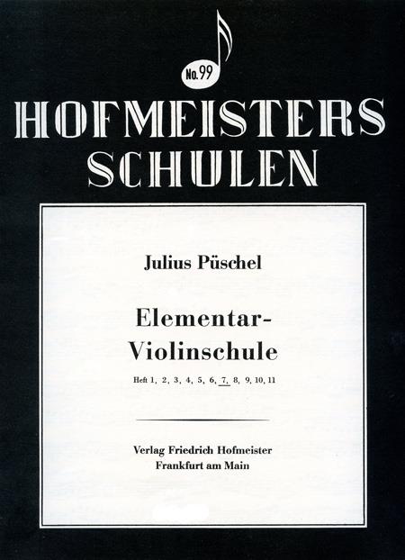 Julius Püschel: Elemetar-Violinschule, Heft 7