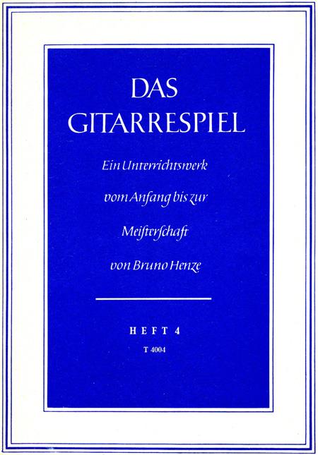 Das Gitarrespiel - Heft 4