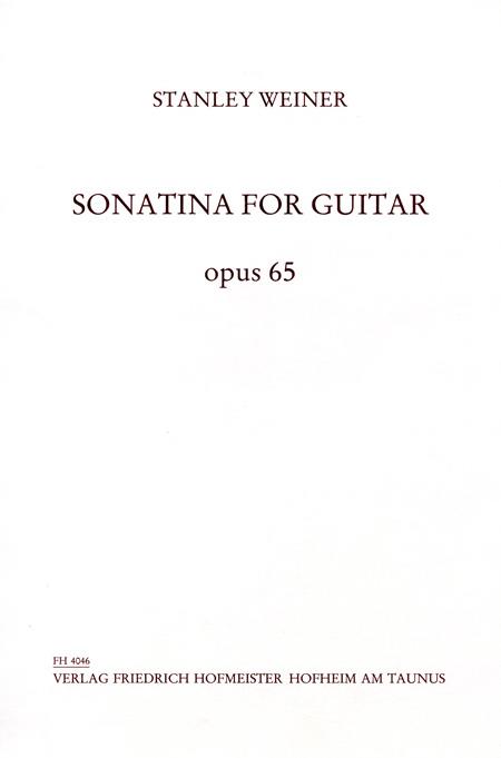 Stanley Weiner: Sonatina for Guitar, op. 65