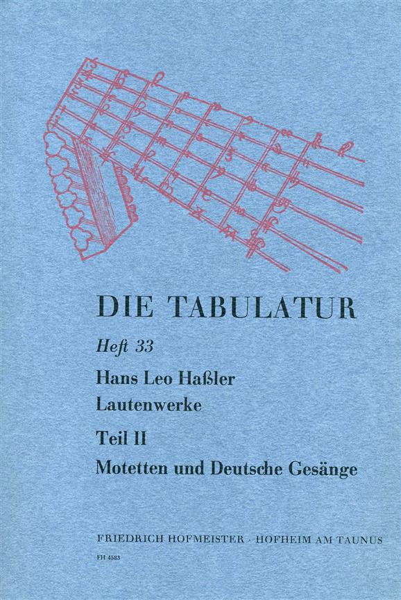 Die Tabulatur, Heft 33