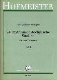 Hans-Joachim Krumpfuer: 24 rhythmisch-technische Studien, Heft 1