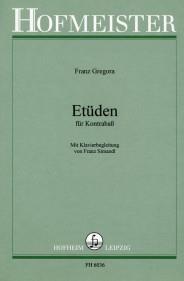 Franz Gregora: Etüden(Mit Klavierbegleitung von Franz Simandl)