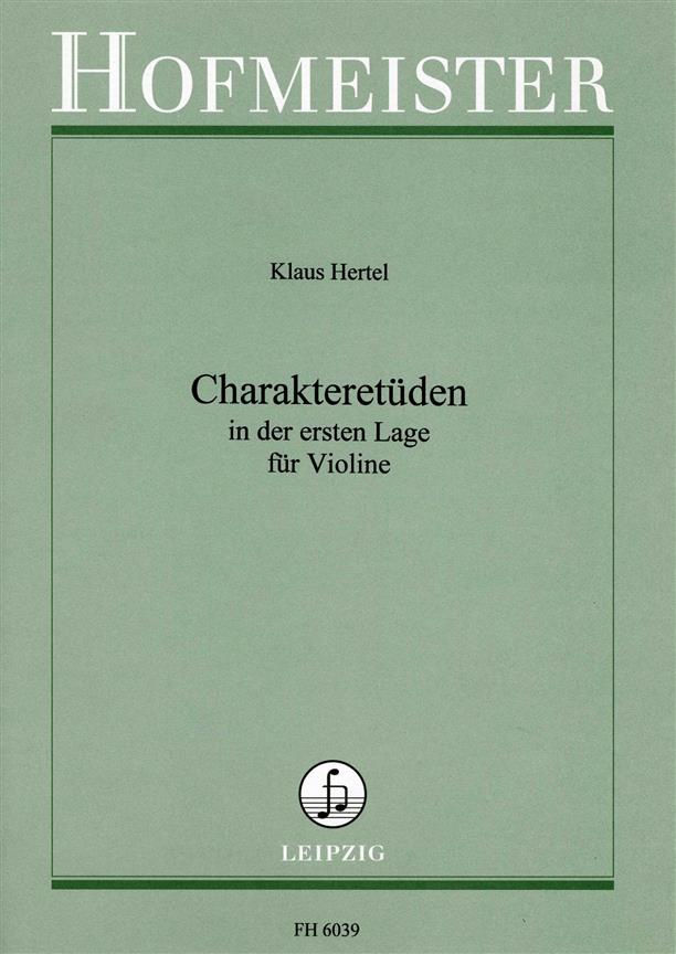 Charakteretüden in der ersten Lage for Violine